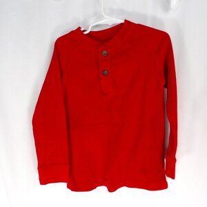 Garanimals Boys Red Waffle Thermal Shirt Size 5T